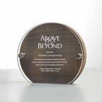 View larger image of Rustic Praise Wood and Acrylic Trophy Round